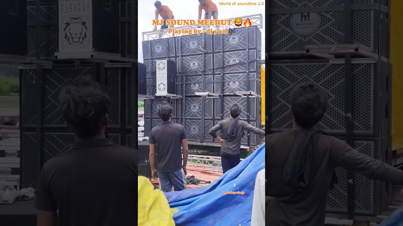 MJ Sound Meerut Kawad Yatra 2025 Dj Setup #mjsound#trending#viral#new#kawadyatra2025#djloading