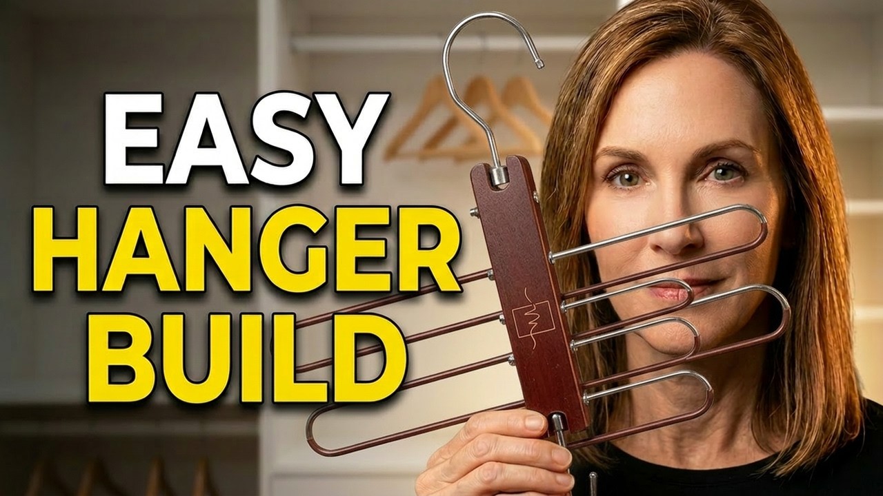 How to Assemble MORALVE Pants Hangers - Space Saving - European Beechwood Hangers