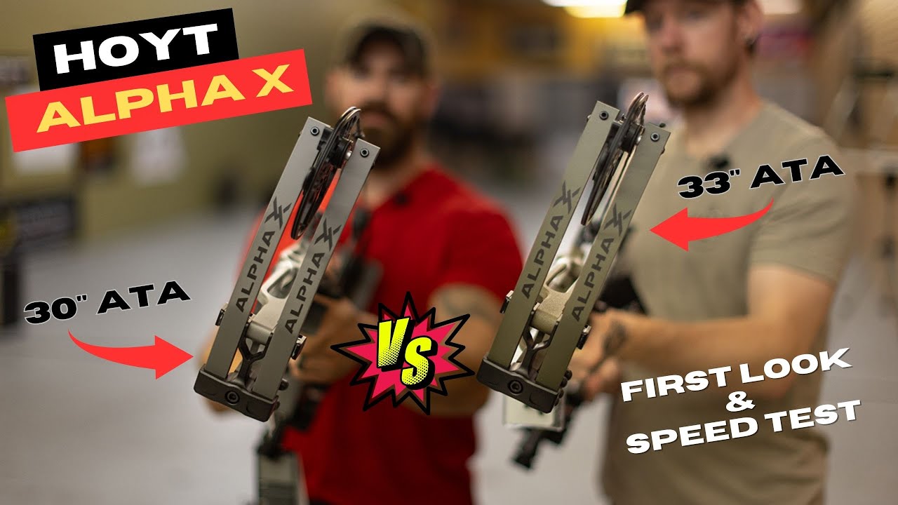 Hoyt Alpha X 30 & 33 Bow Review and Speed Test | First Look