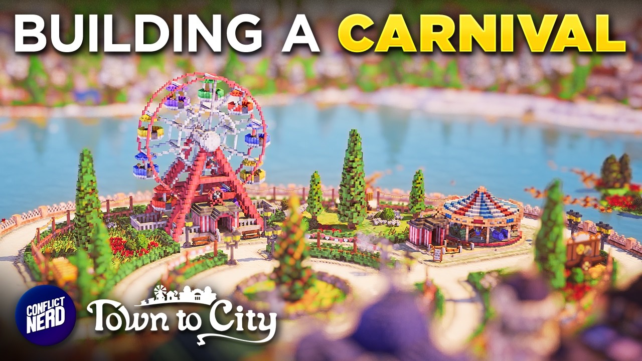 I Built a Carnival & Bourgeoisie District in Town to City