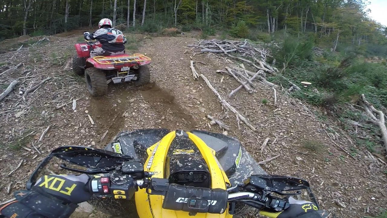 ATV VS QUAD OFFROAD ENDURO CAN AM RENEGADE 1000 XXC GRIZZLY 660 GOPRO