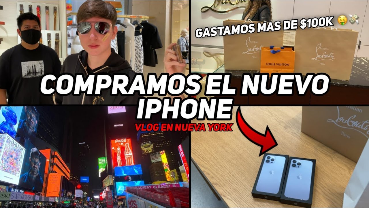 UN DIA DE COMPRAS EXOTICAS EN NY 🗽 Jelty, SoyPan, Slick | Compramos el IPHONE 13 + $100,000 💵💸|