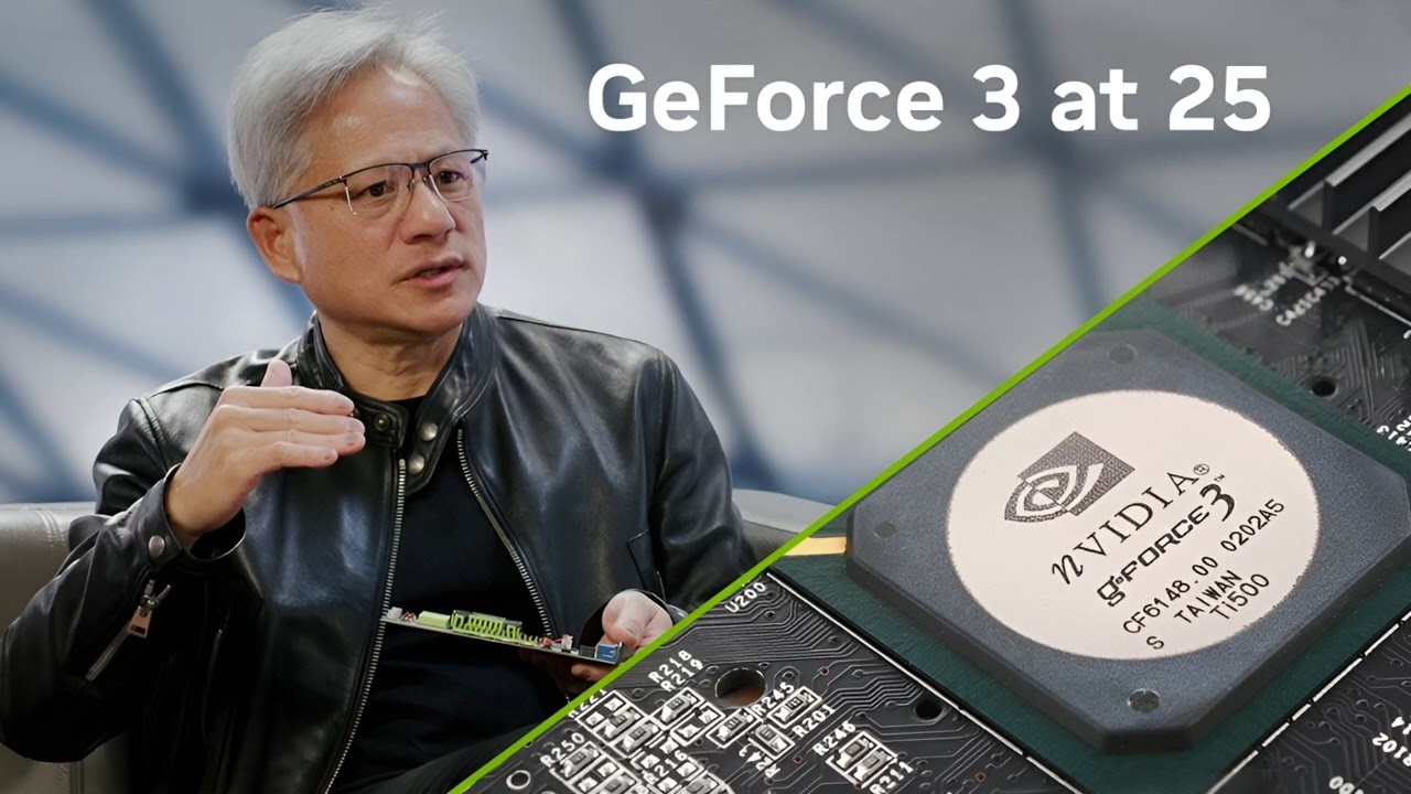 No GeForce, No AI, Declares NVIDIA Jensen Huang, as He Celebrates 25 Years of GeForce 3, the GPU Tha