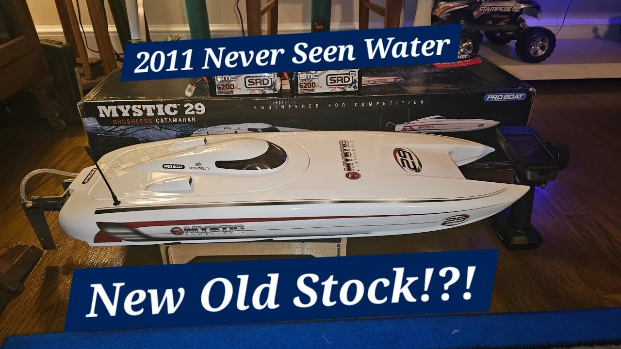 ProBoat Mystic 29, Hidden for 13 Years Never Ran Until Now. 4S Motor Gets 6S Power!!! A True Gem 💎