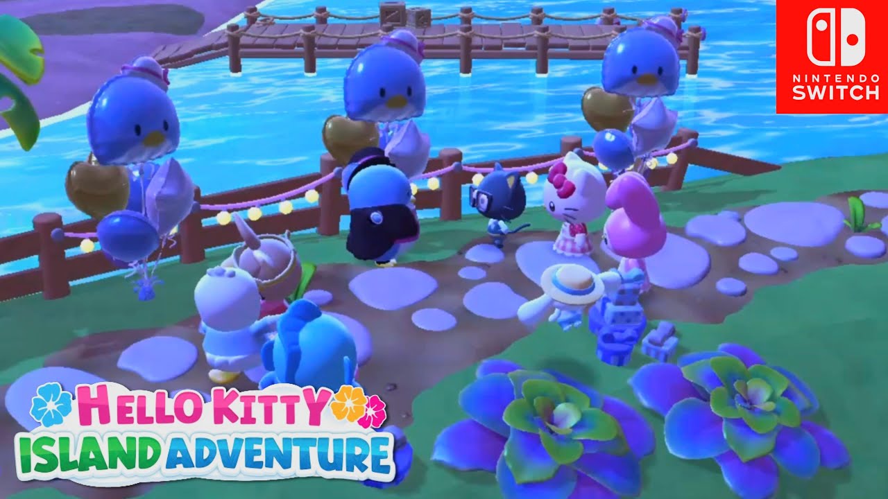 Hello Kitty Island Adventure Switch: It's Tuxedosam birthday! Quest Dressed to the Nines