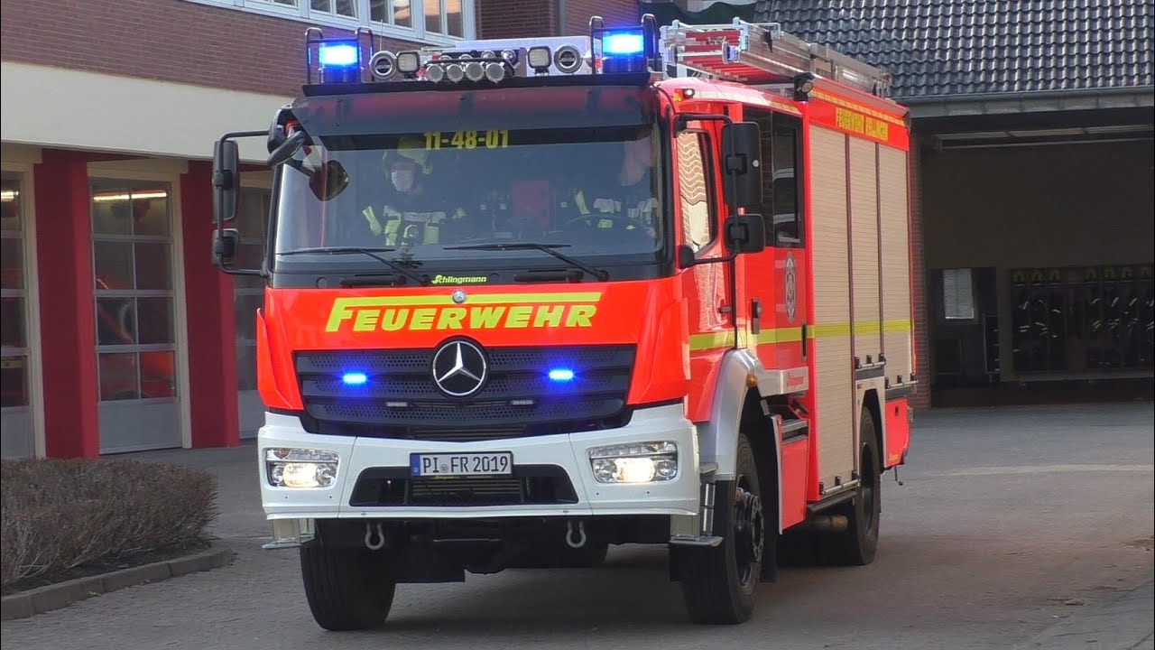 [Feueralarm in Gro&szlig;k&uuml;che] HLF + ELW FF Rellingen
