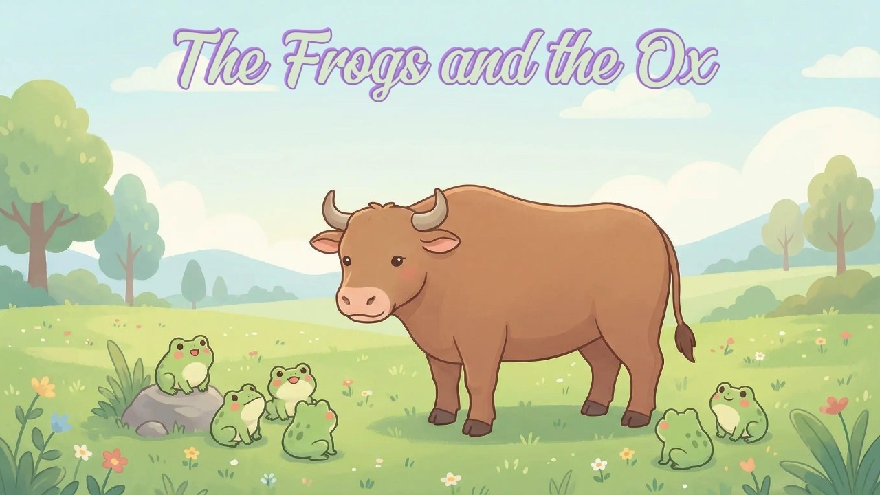 Be Yourself｜Aesop’s Moral Story｜The Frogs and the Ox｜EP97