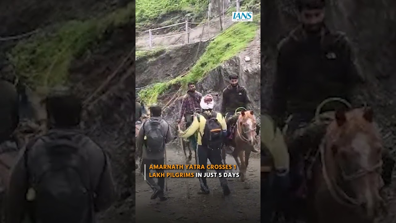 Amarnath Yatra Crosses 1 Lakh Pilgrims in Just 5 Days