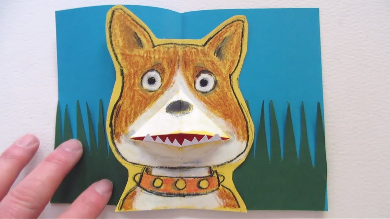 Pop up tutorial 3 - Corgi Dog - V fold