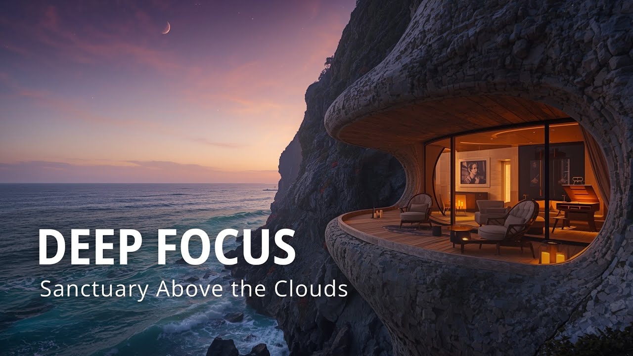 Deep Focus Above the Clouds  Minimalist Cinematic Piano #01