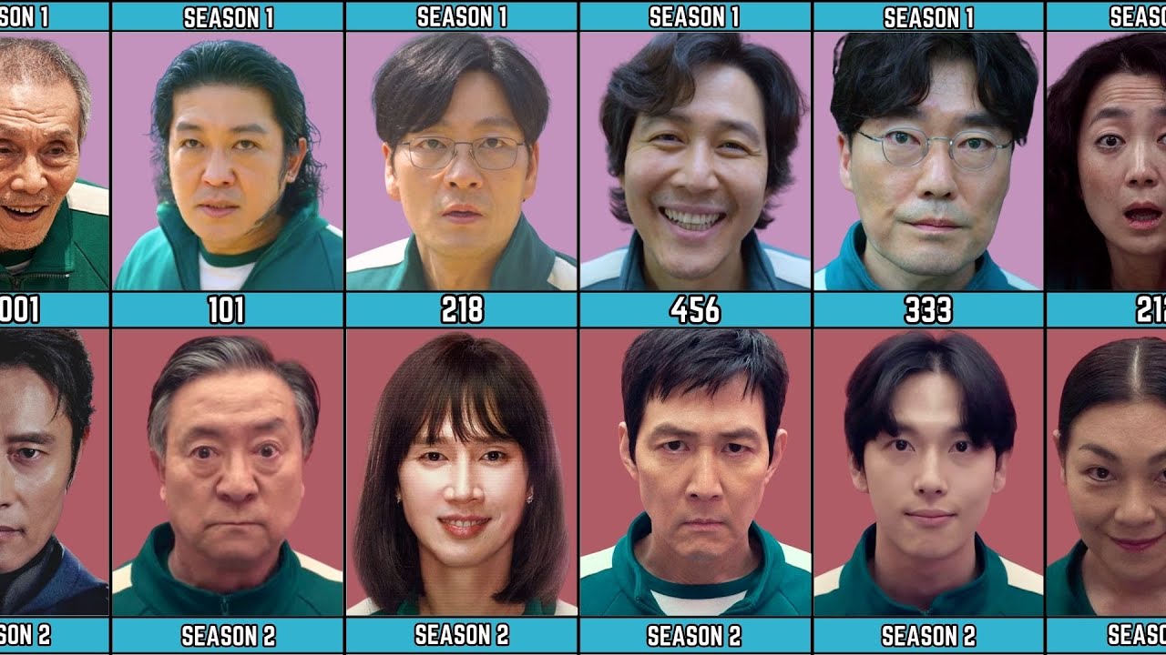All 456 Player Season 1 vs Season 2