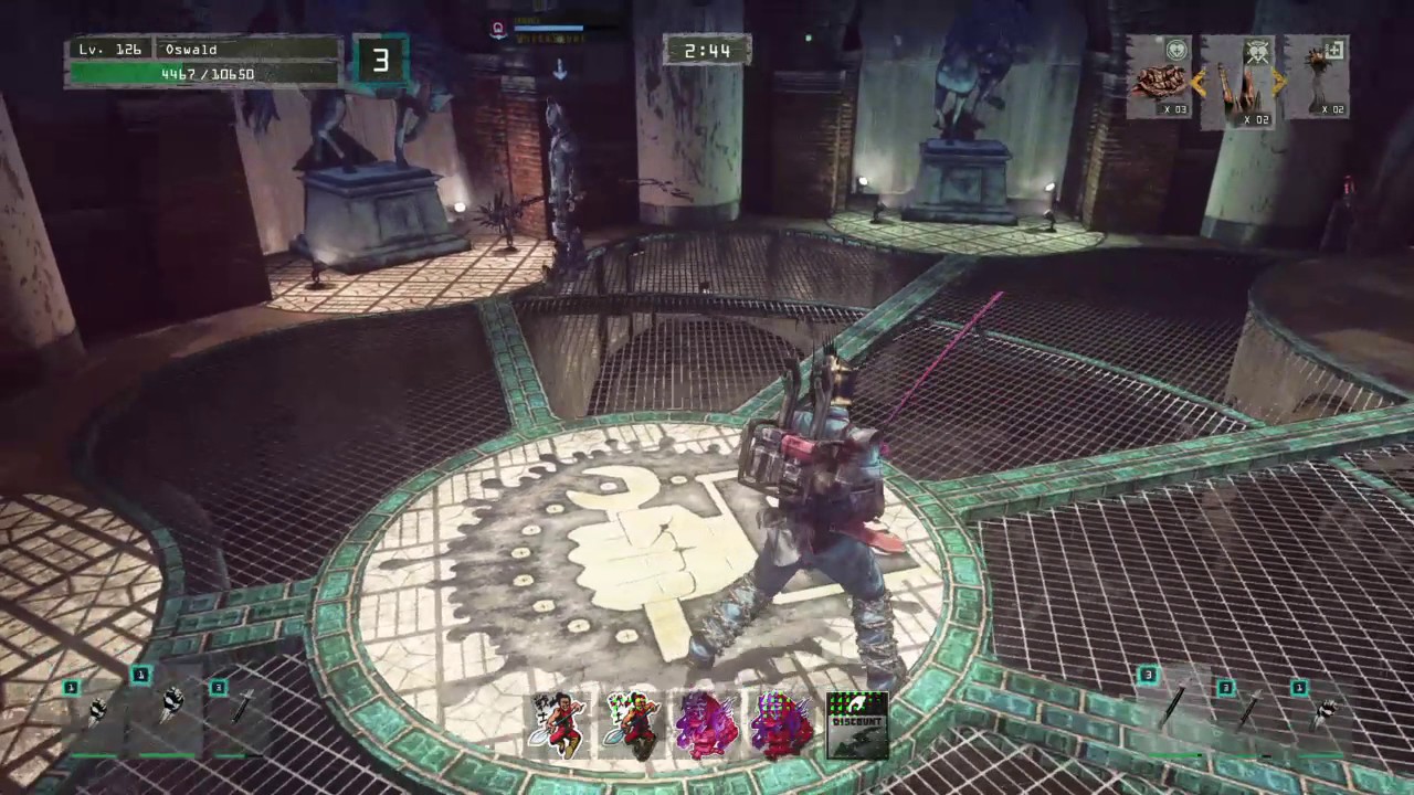 LET IT DIE White Steel hard mode practice run w/ muramasa striker(no kill)