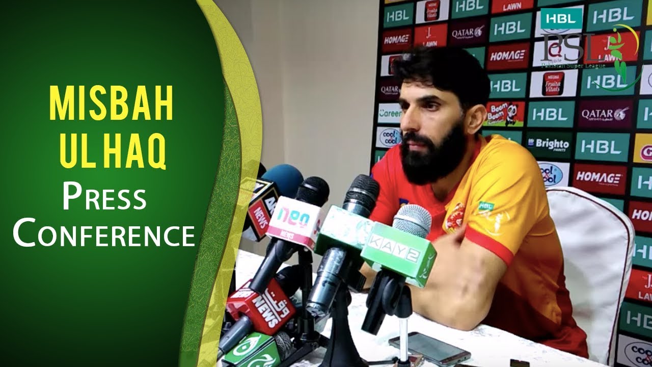 PSL 2017 Playoff 2: Misbah-ul-Haq Press Conference