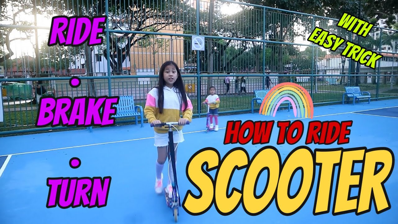 How to RIDE a SCOOTER - Complete and Easy Guide for Beginners