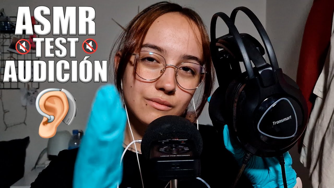 [ASMR] ROLEPLAY Test de Audición | Examen de oído en Español 🦻