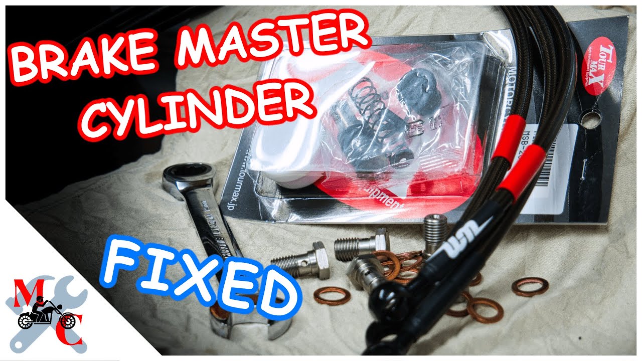 VIRAGO 1100 BRAKE MASTER CYLINDER REBUILD | YAMAHA XV TUTORIAL | BRAKE MAINTENANCE |