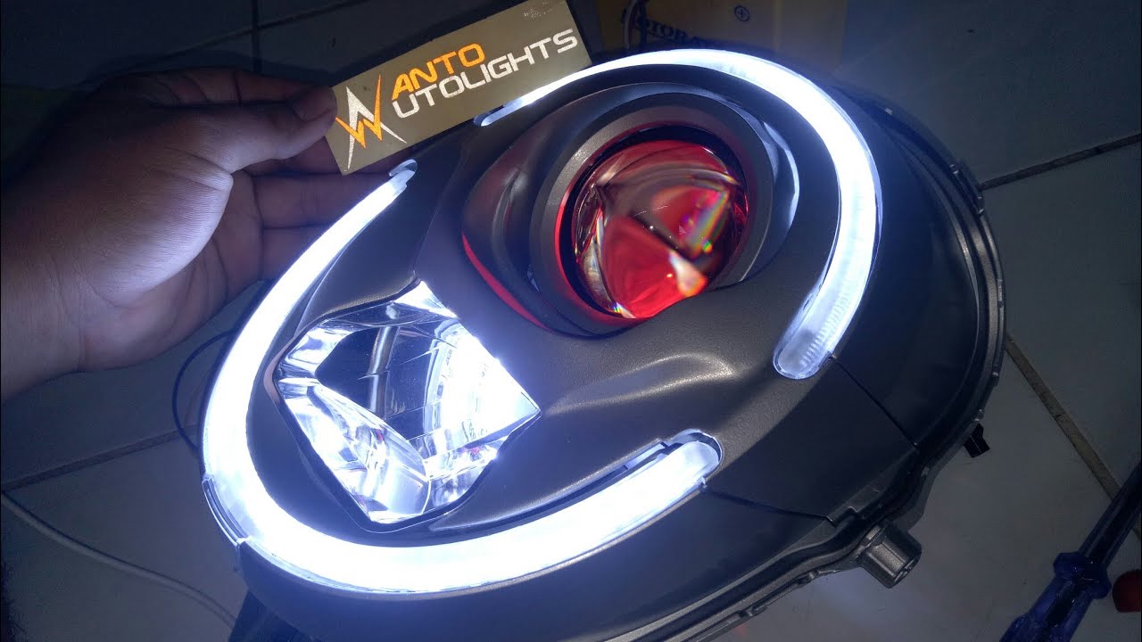 Honda Scoopy 2018 LED | Modifikasi Headlamp dengan Konsep Simple Elegan ala Wanto Autolights