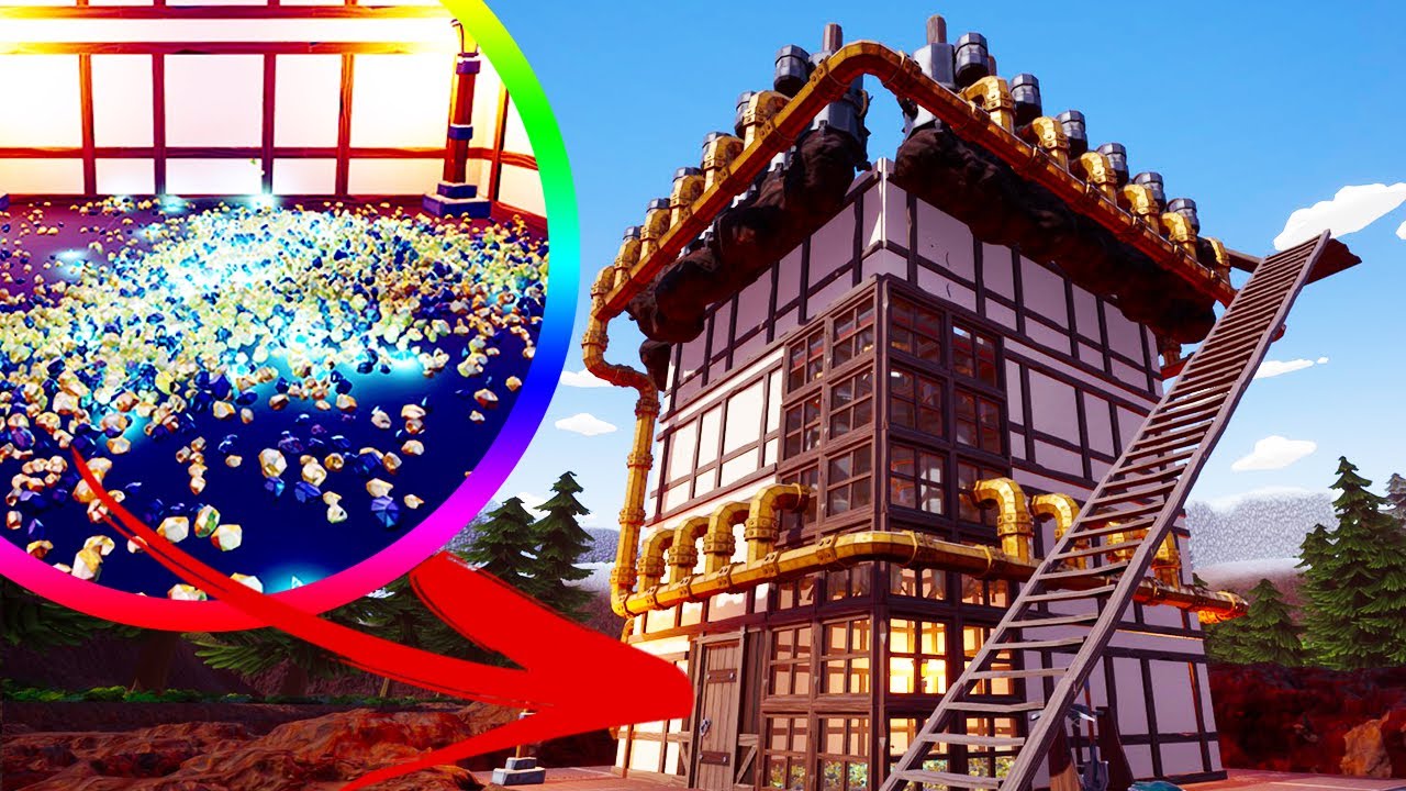 It's Raining Gold In Hydroneer - The Gravity-fed Gold Mining Tower - Hydroneer Gameplay