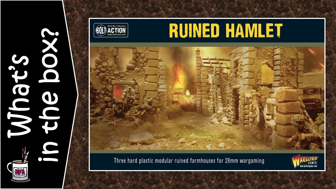 Warlord Games Ruined Hamlet: Unboxing and review - What's in the box?