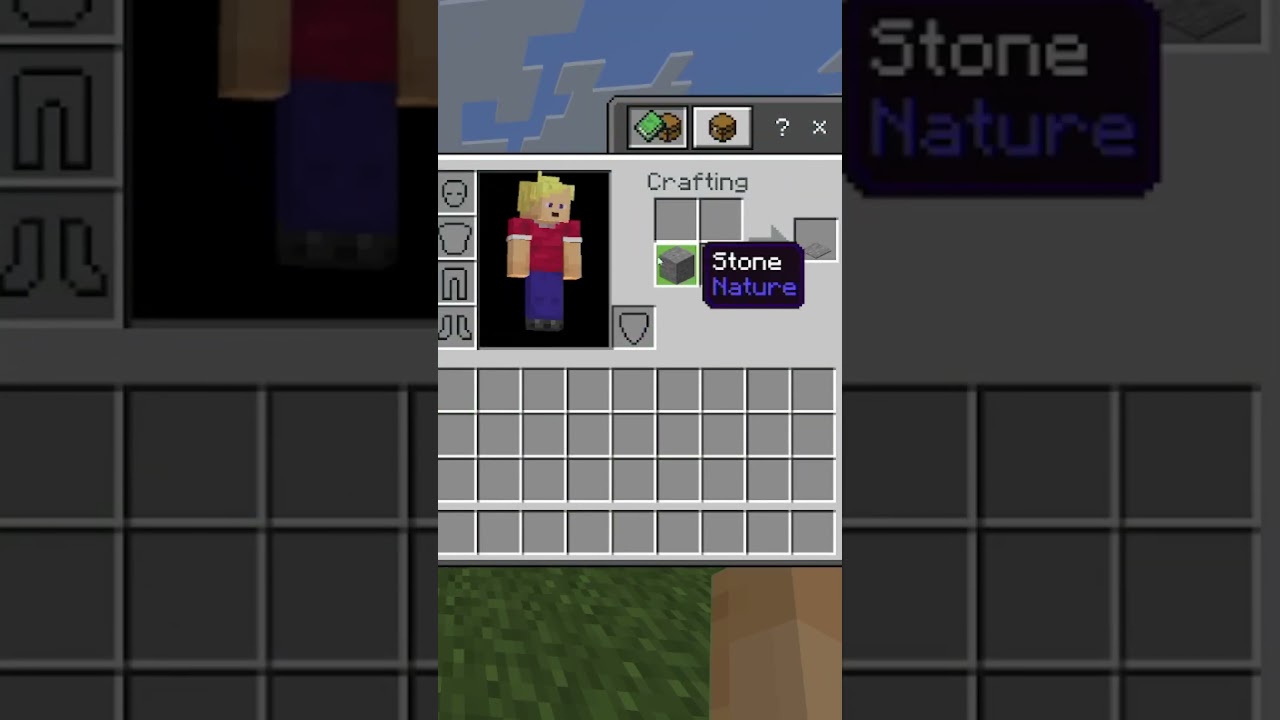 How To Make A Stone Pressure Plate In Minecraft #Shorts