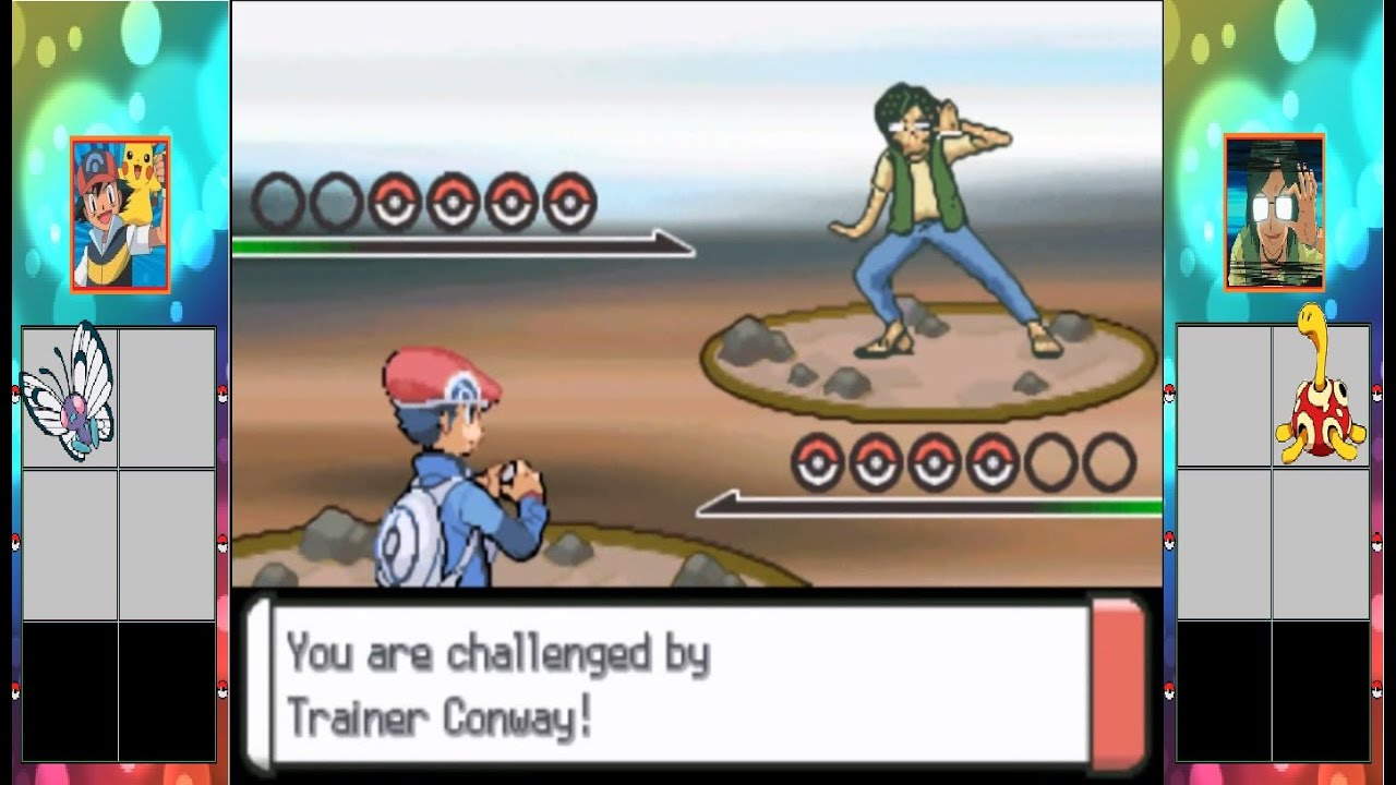 Ash Ketchum vs Conway!! Sinnoh League!!