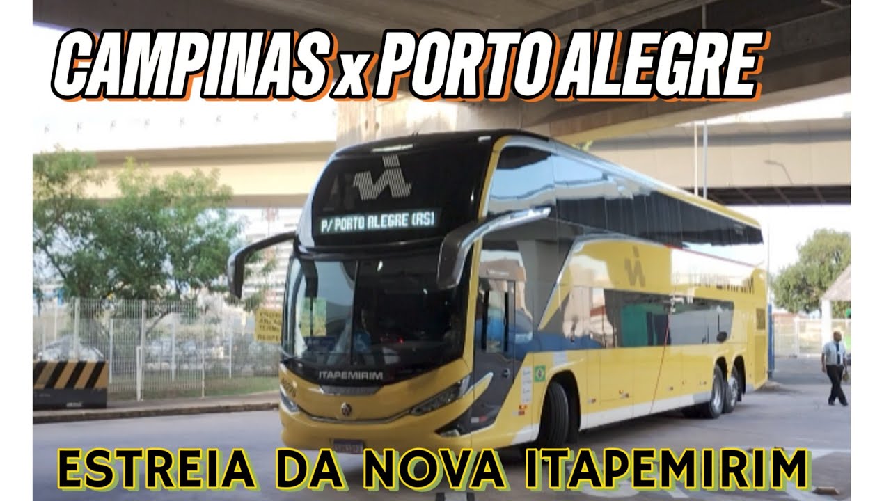 A ESTRÉIA DA LINHA CAMPINAS x PORTO ALEGRE DA NOVA ITAPEMIRIM | TODOS OS DETALHES!!!!