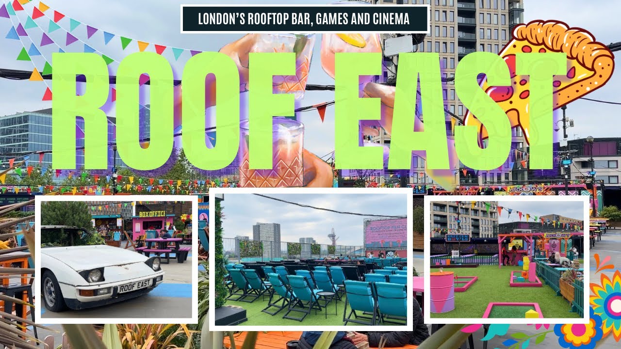 Roof East | London's Rooftop Bar, Games and Outdoor Cinema