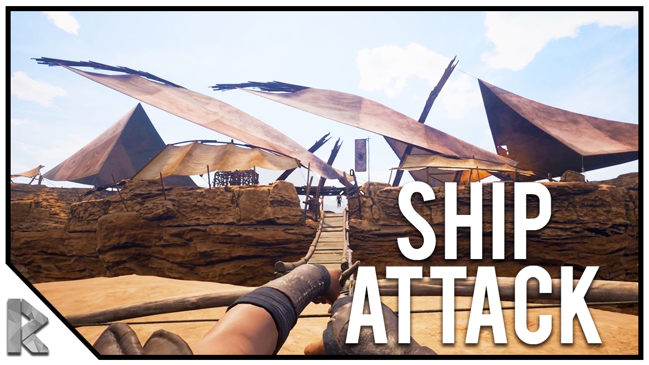ATTACKING THE SHIP, PRETTY EPIC LOOT! - Conan Exiles Gameplay #10