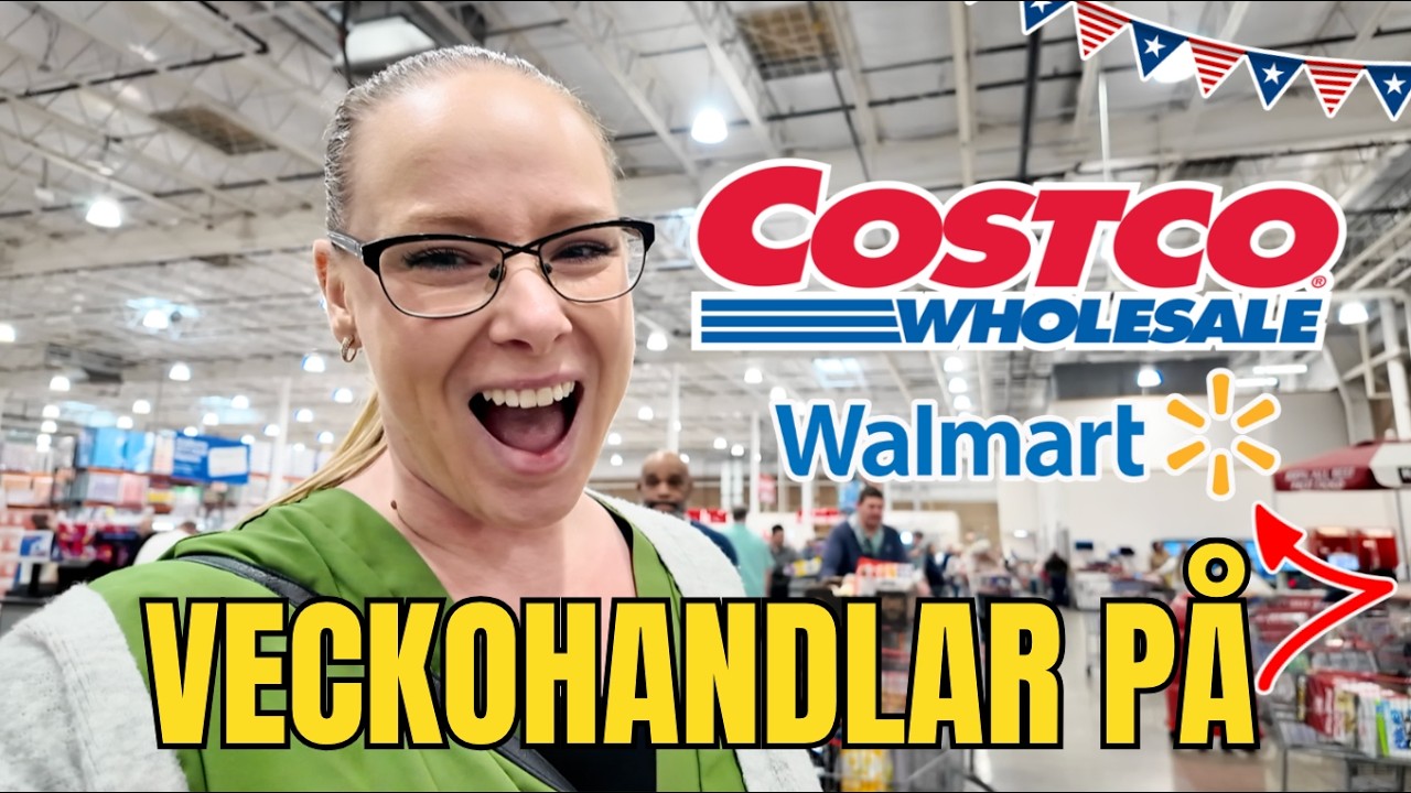 Blir ruinerad - DYR veckohandling på COSTCO 😱💸