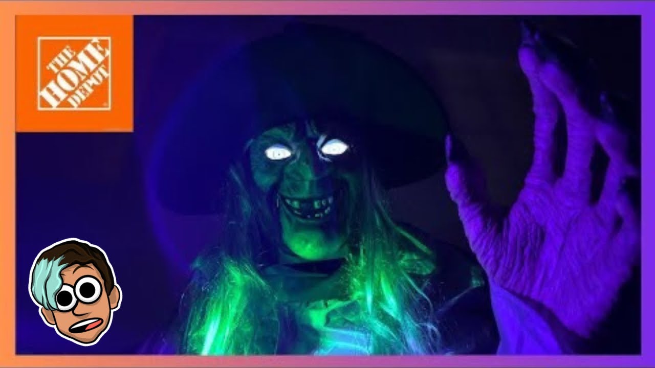 👻Home Depot — распаковка/установка 12-футовой ведьмы!🎃