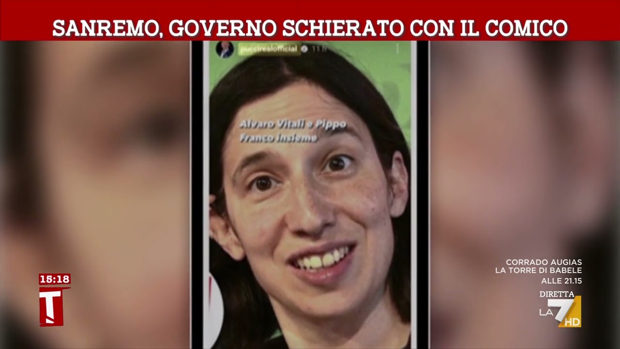 Sanremo, il governo schierato con il comico Andrea Pucci