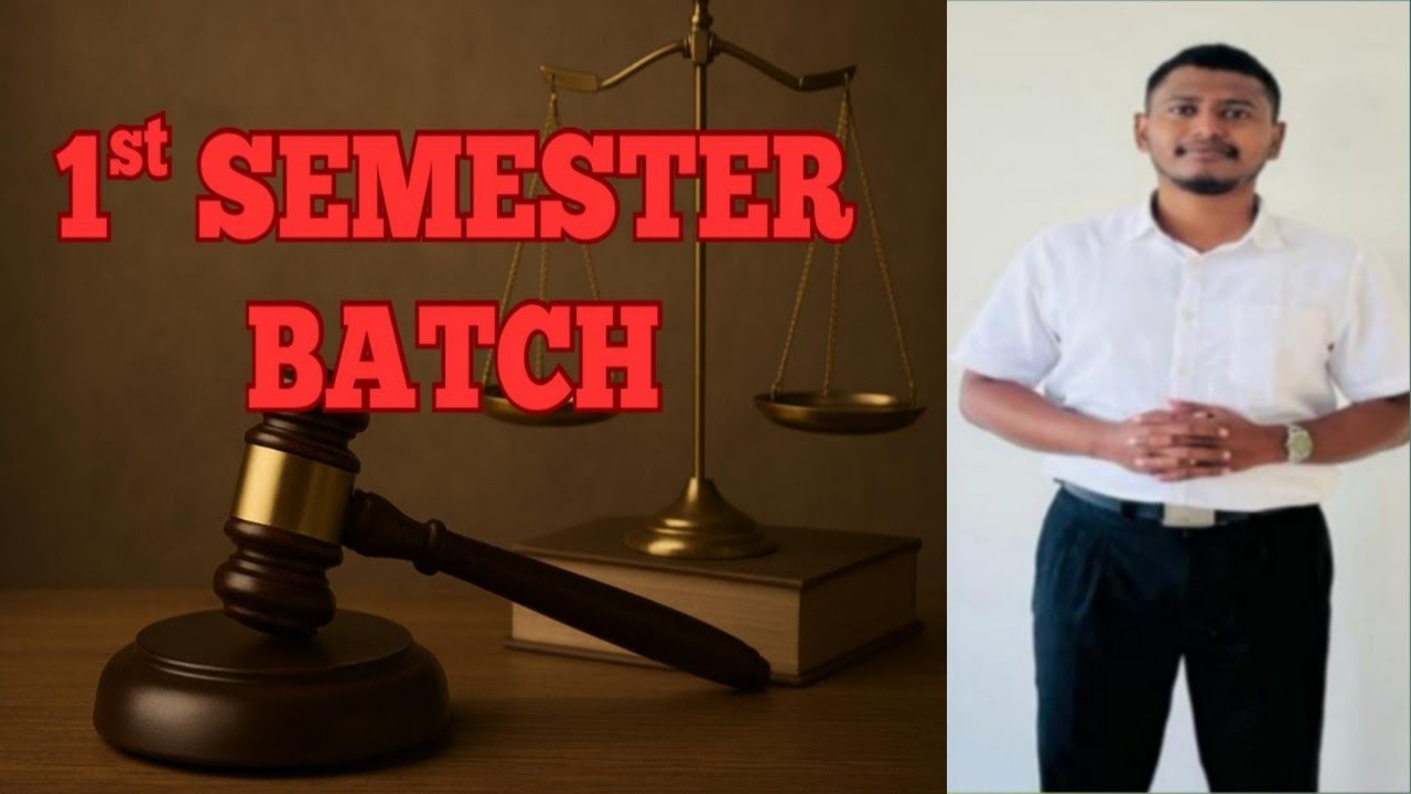 1st SEMESTER BATCH- Syllabus + Class Schedule 