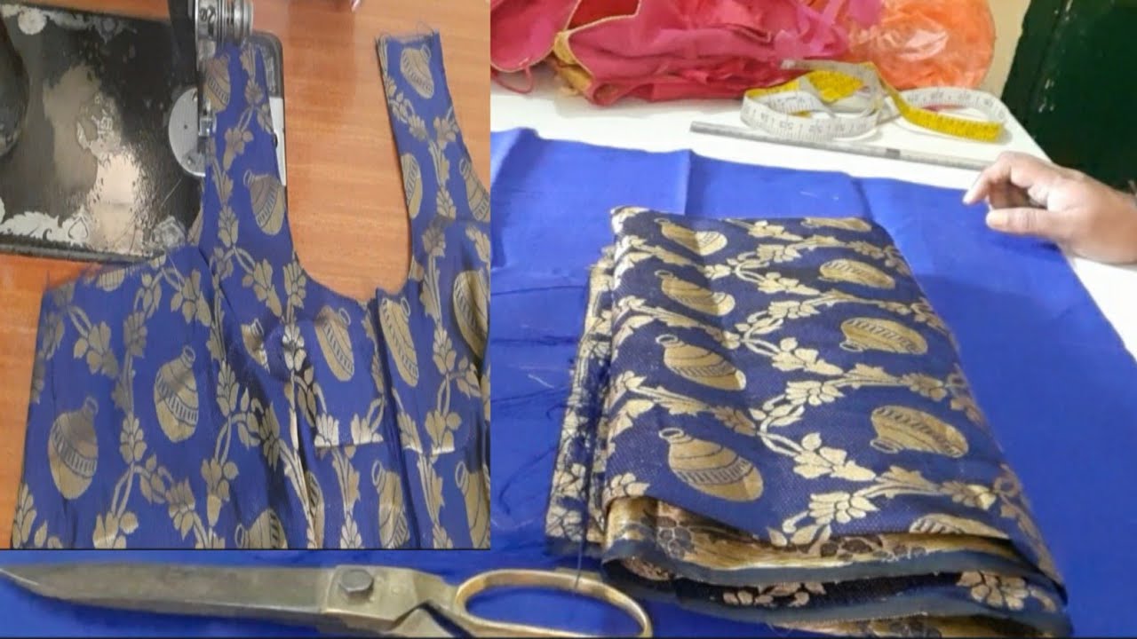 perfect blouse stitching in kannada/full lining blouse stitching easy and simple tips
