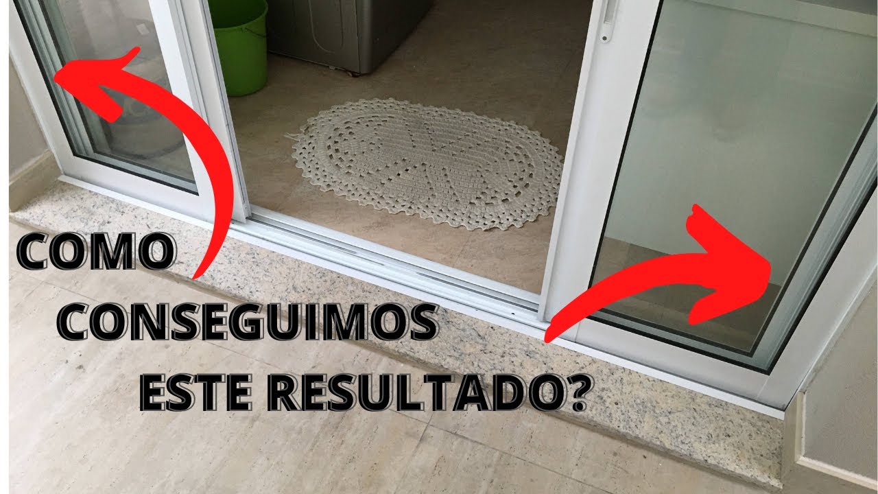 Como fazer fixação das folhas fixas em portas de 4 folhas esquadria de alumínio.