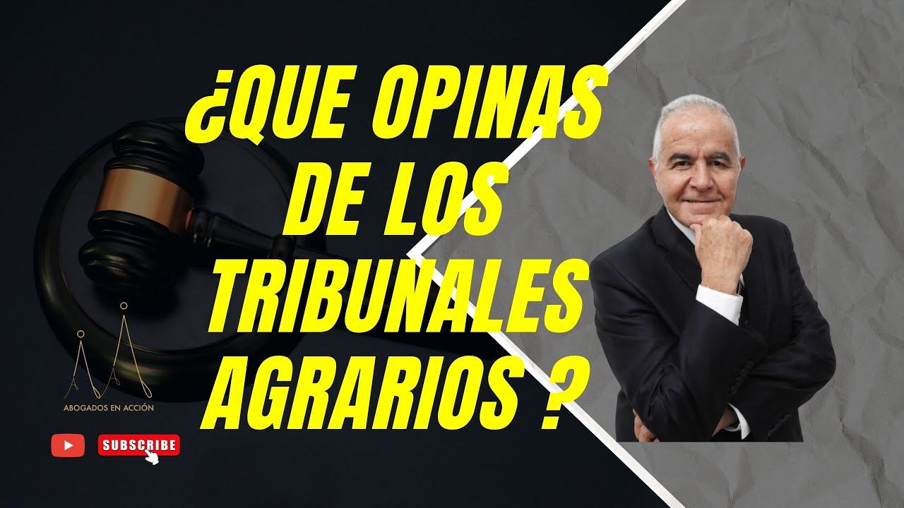 &iquest;Cual es tu opini&oacute;n sobre los Tribunales Agrarios?