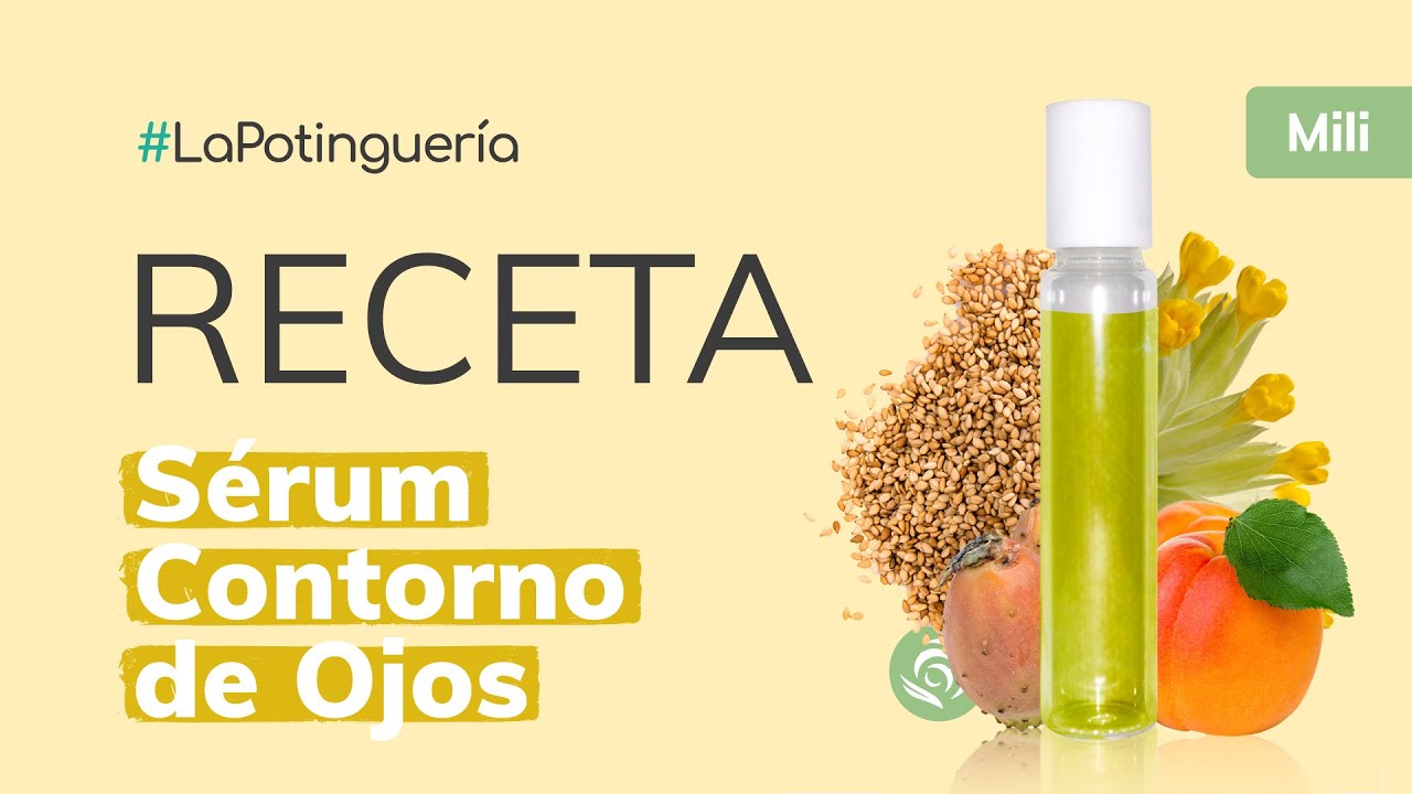 Cómo hacer Sérum Contorno de Ojos Casero  | Cosmética Casera y Natural - Jabonarium #LaPotinguería