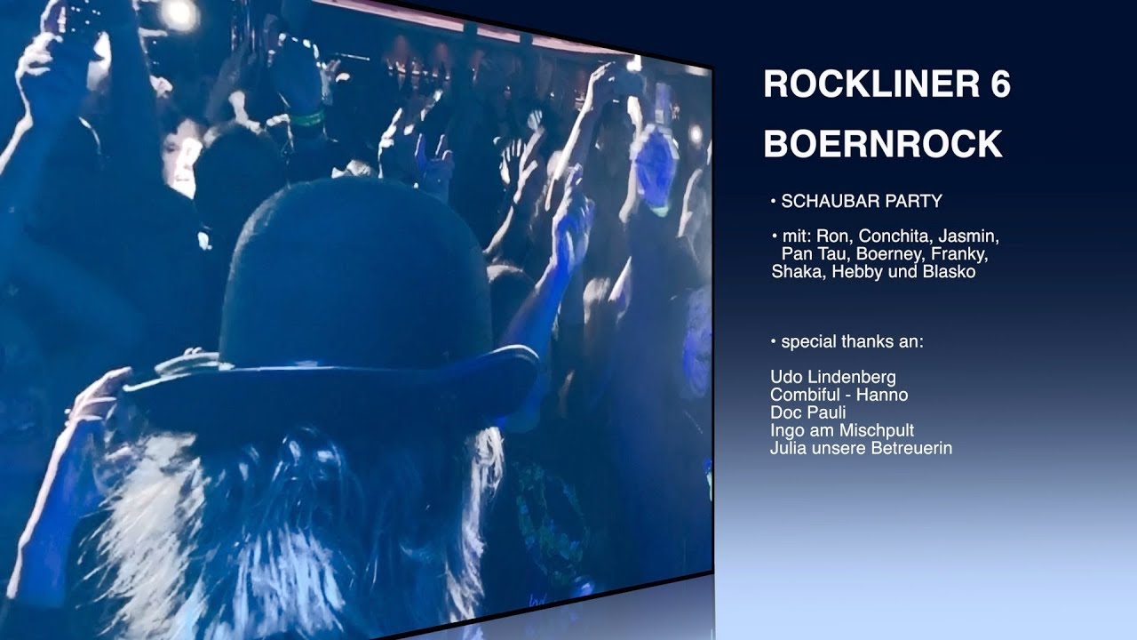 Rockliner 6 Rock Boerney in der Mein Schiff 1 Schaubar