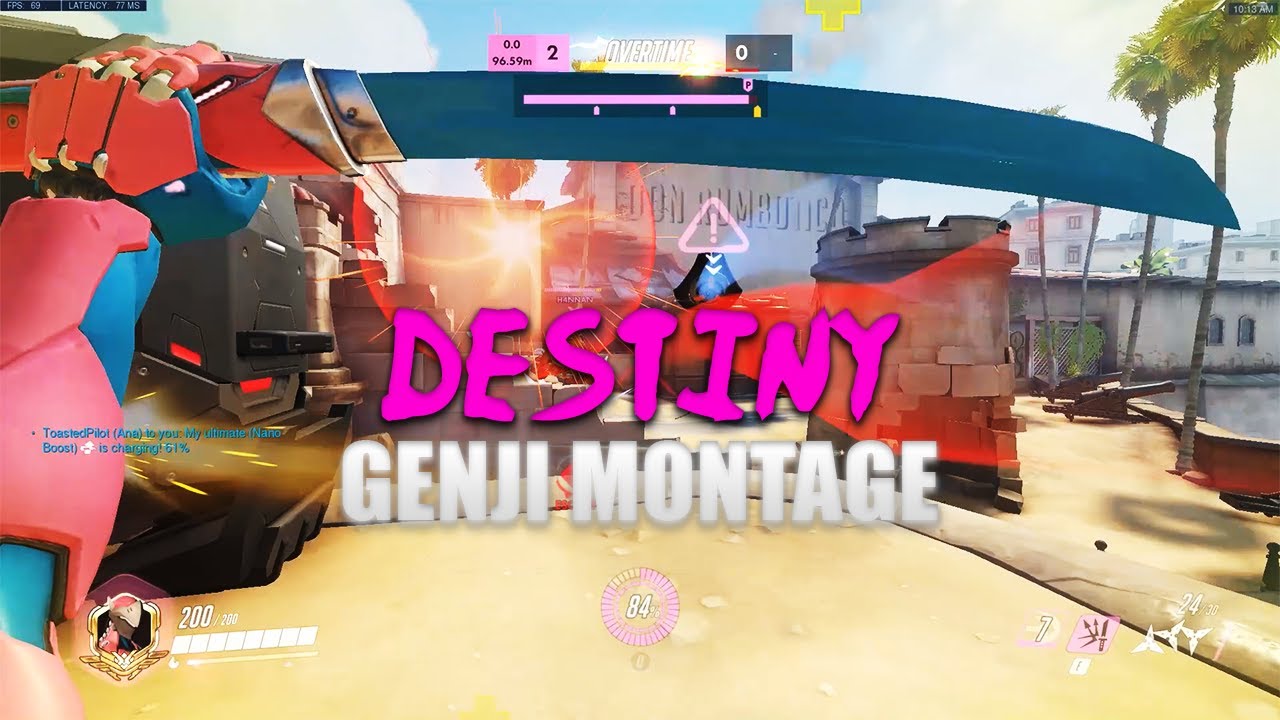 DESTINY - Genji Montage (Overwatch)