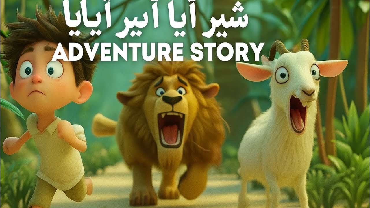Sher Aya Sher Aya | Fun Adventure Story for Kids | بچوں کی مزے دار کہانی