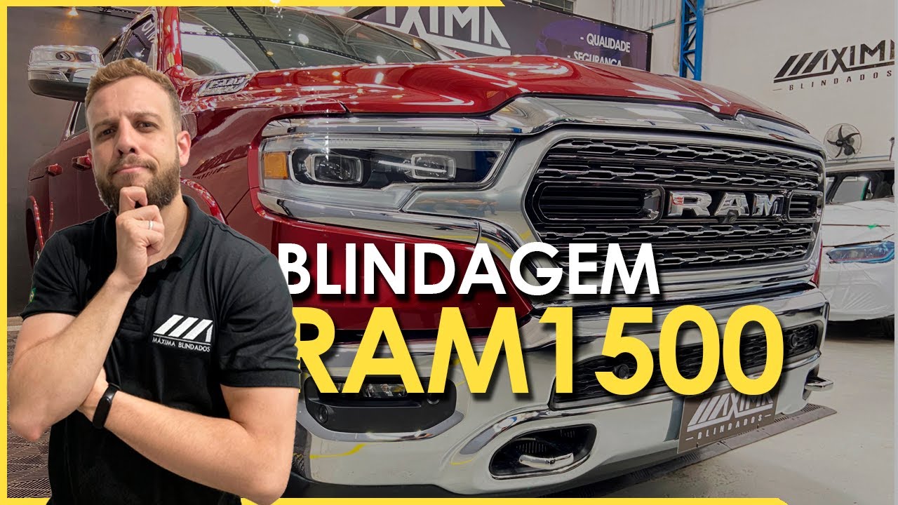 RAM 1500 Blindada: Segurança Máxima com Teto Panorâmico