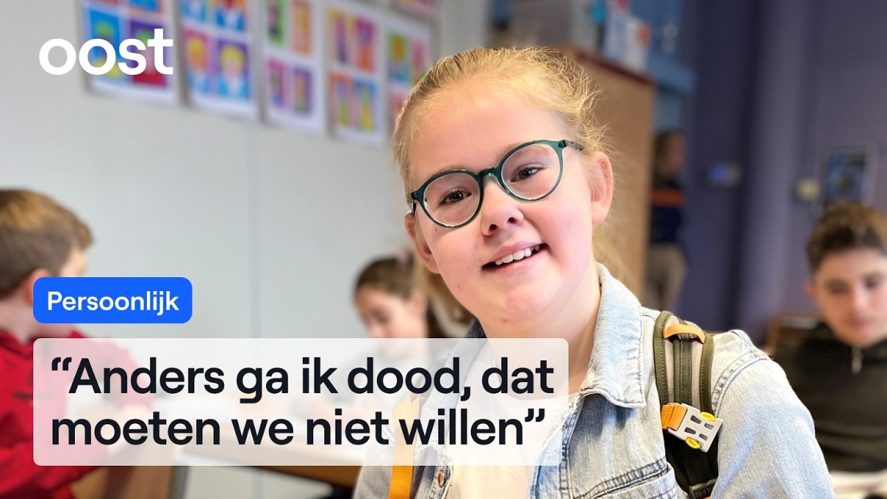 Hanne (11) heeft een zeldzame stofwisselingsziekte en móet elke week aan een infuus | Oost