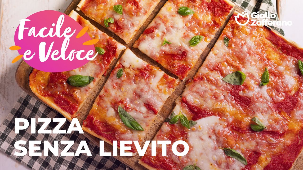 PIZZA SENZA LIEVITO😎😍🍕 FACILE e VELOCE!