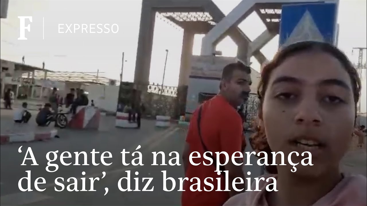 Brasileira registra espera diante de fronteira fechada em Gaza