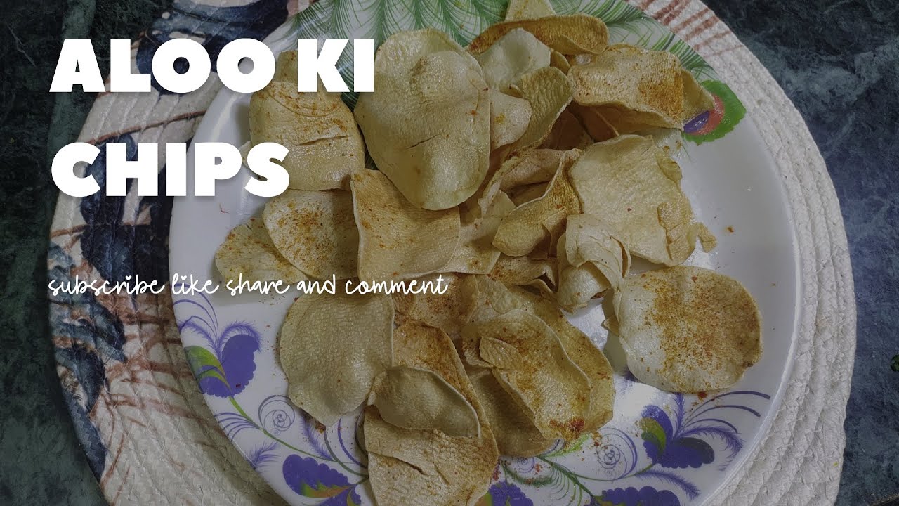 Holi pr bnaye aloo ki chips asan tarike se 