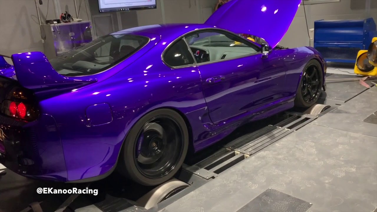 EKanooRacing's  1163 WHP Street Supra on the Dyno