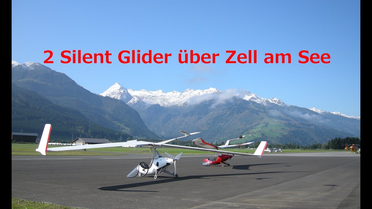 Zwei Silent Glider über Zell am See