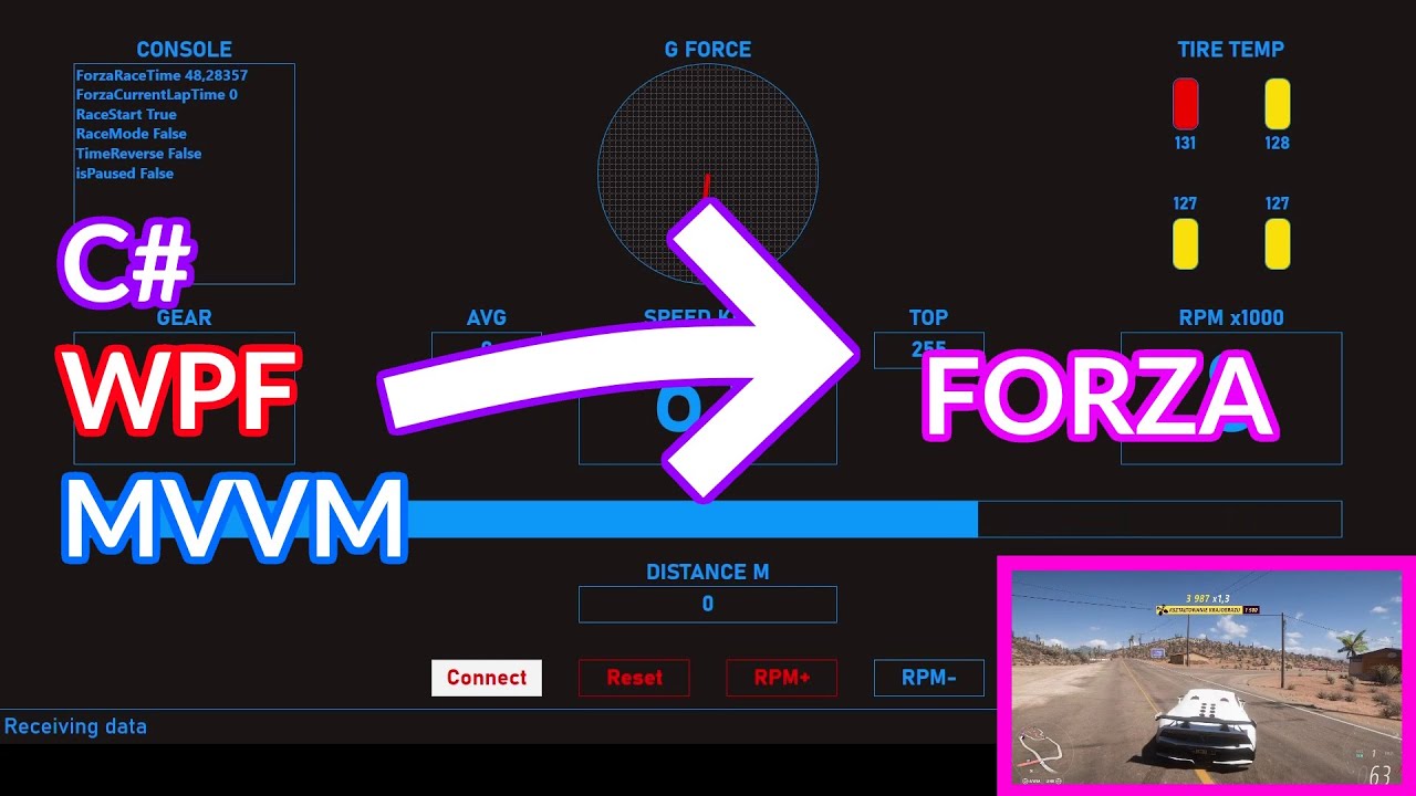 Licznik do Forzy Horizon 5 na monitorze - przegląd programu