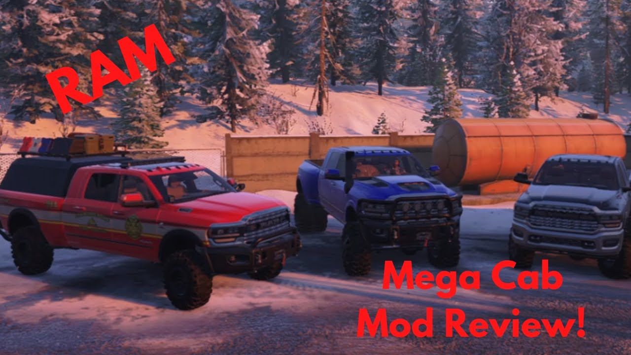 Snowrunner Mod Review: Mega Cab Hd