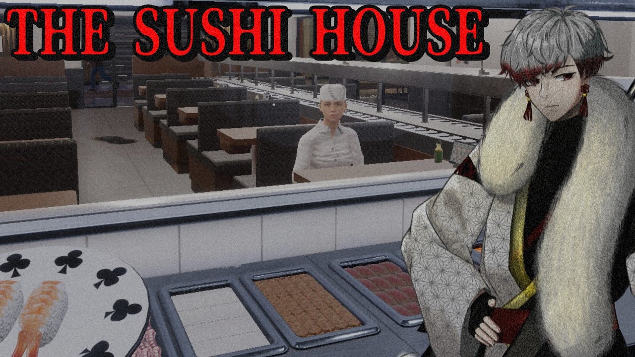 【THE SUSHI HOUSE】魚介は苦手だけど生きるために寿司屋で稼ぐわよ【あまひ】#ゲーム実況 #初見 #ホラーゲーム #THESUSHIHOUSE