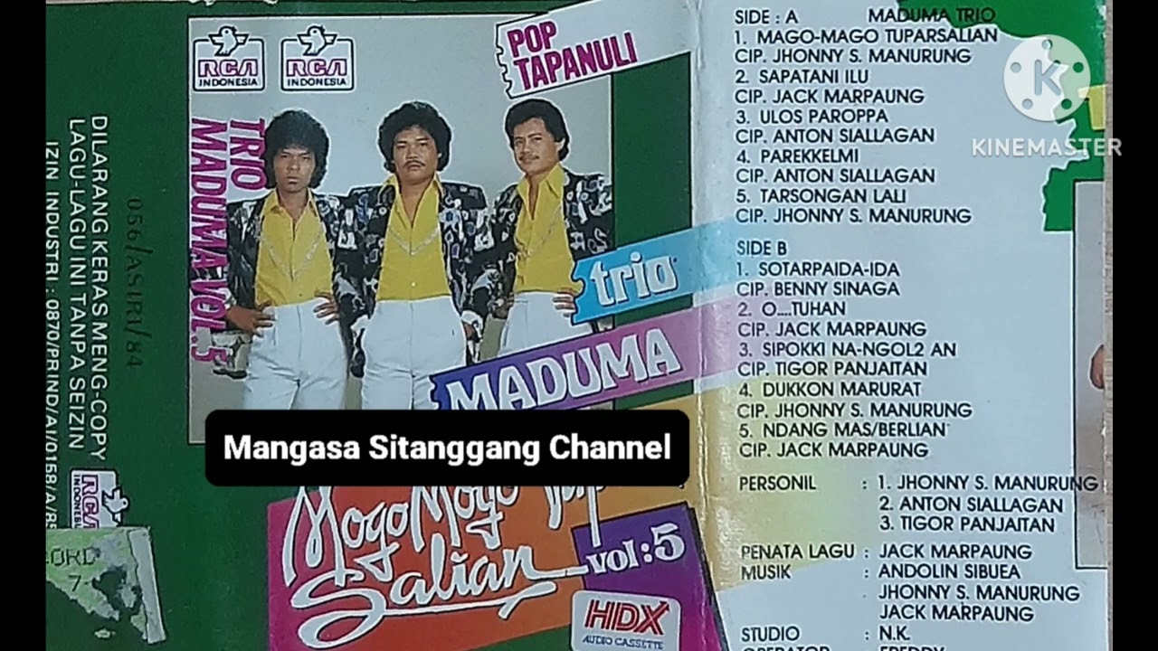 TRIO MADUMA, VOL 5 : Ndang Mas/ Berlian